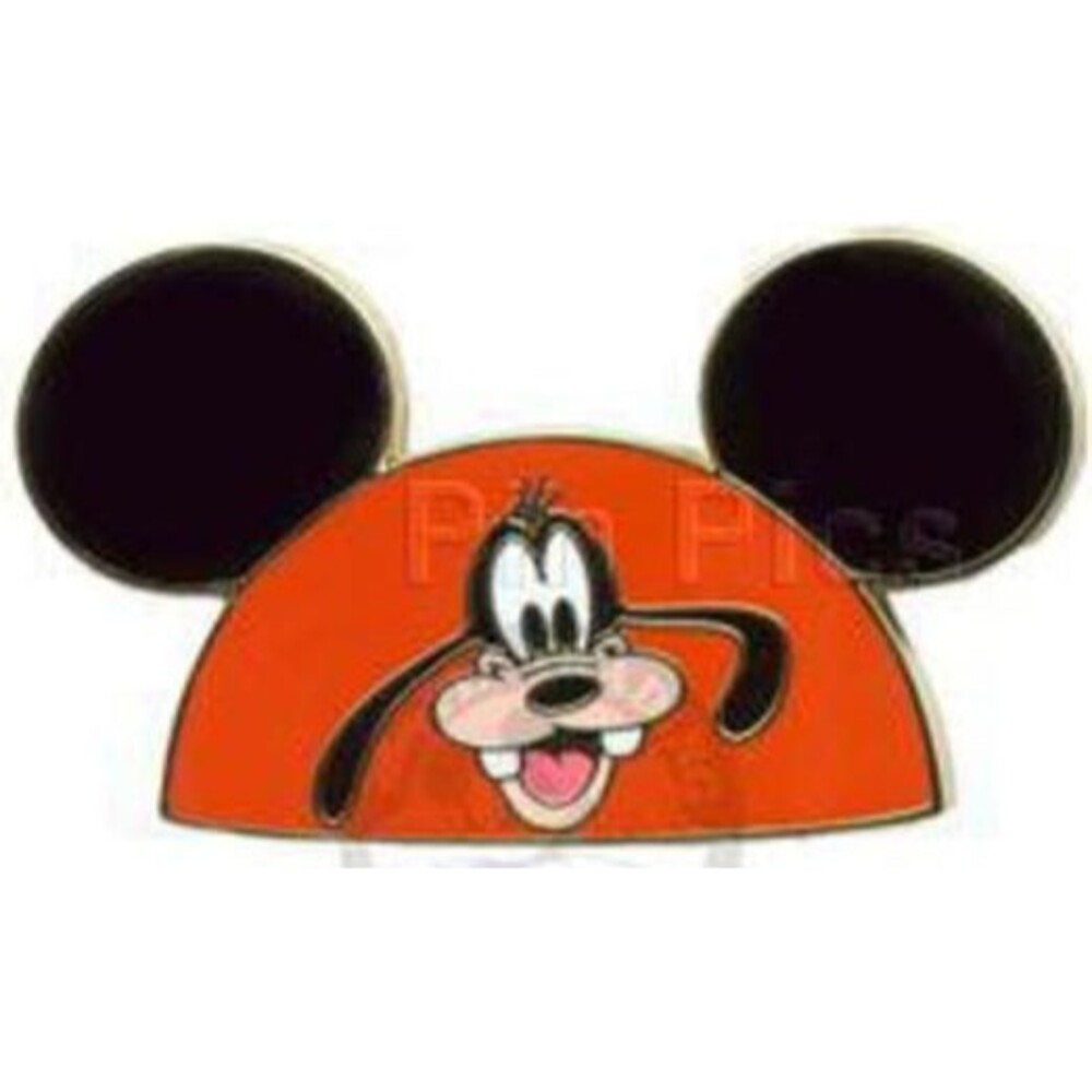 Disney Pin 65845 WDW Goofy Character Ear Hat Mystery 2008 LE 1500 Orange Black